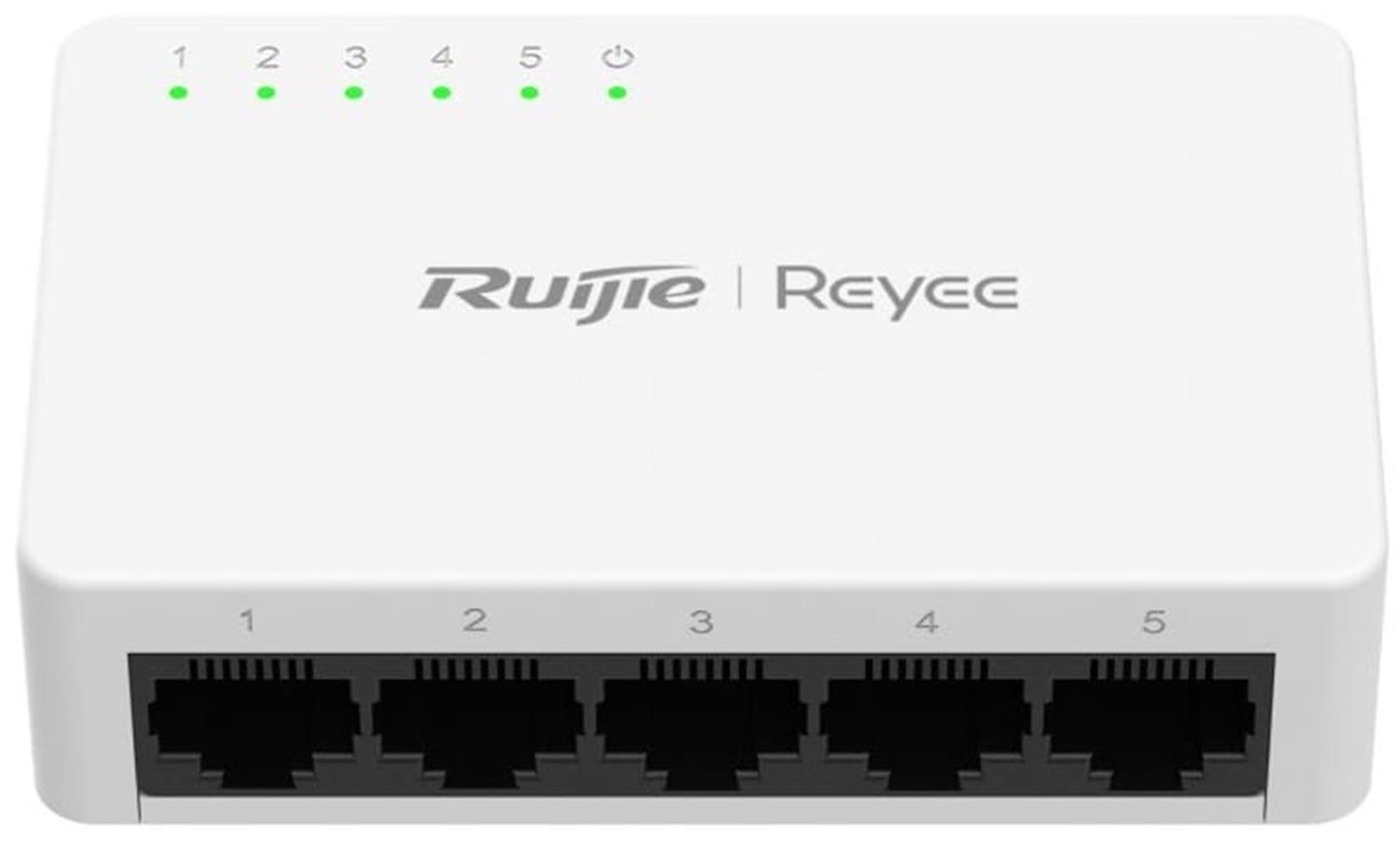 Ruijie Reyee RG-ES05G-L 5 Portlu 10-100-1000 Gigabit Tak Çal Tak Çalıştır Switch Plastik Kasa