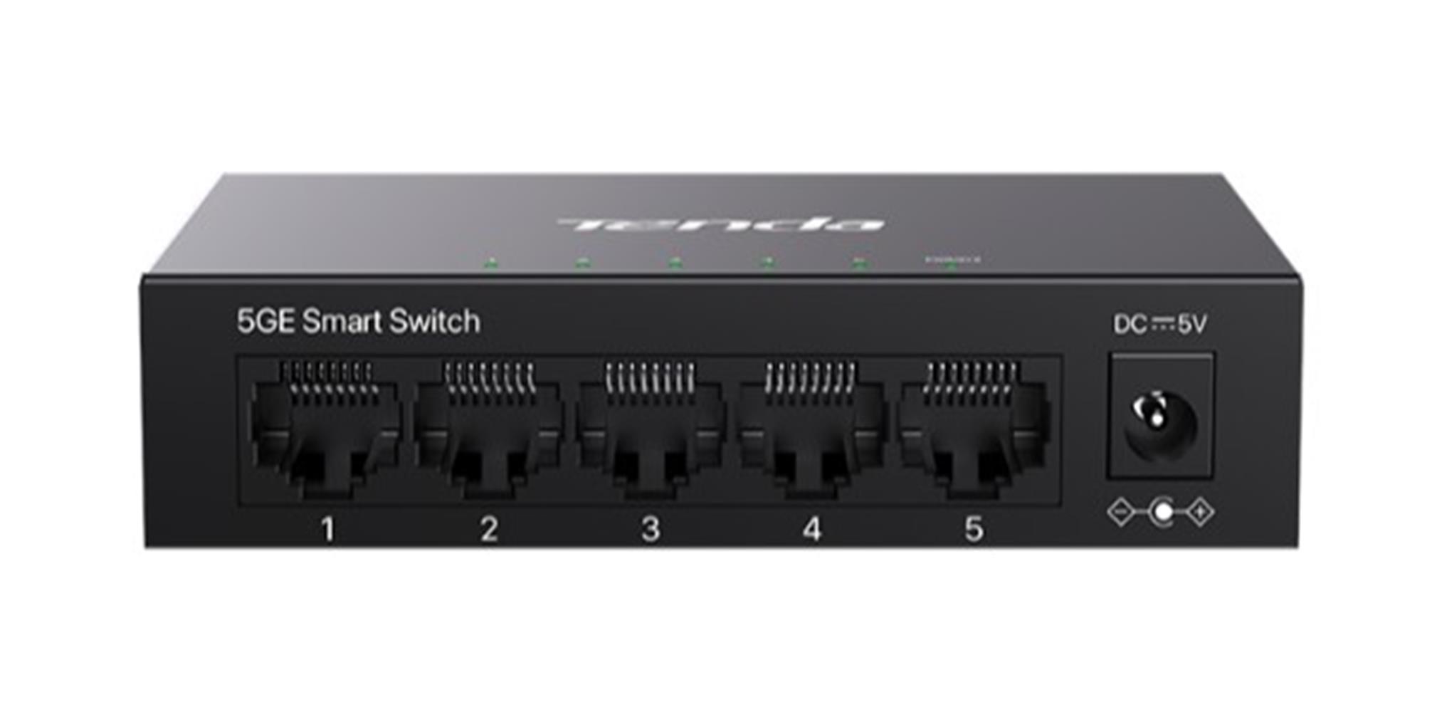 Tenda TEG2205D 5 Port 10-100-1000 Switch Cloud Yönetilebilir Çelik Kasa Switch