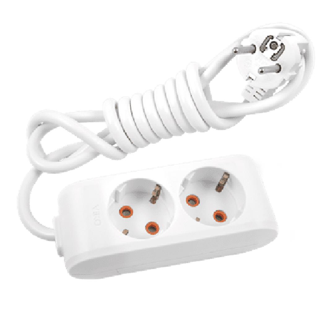 Viko Multi-Let Vm23 2li 3mt Priz Topraklı Kablolu (90113203)