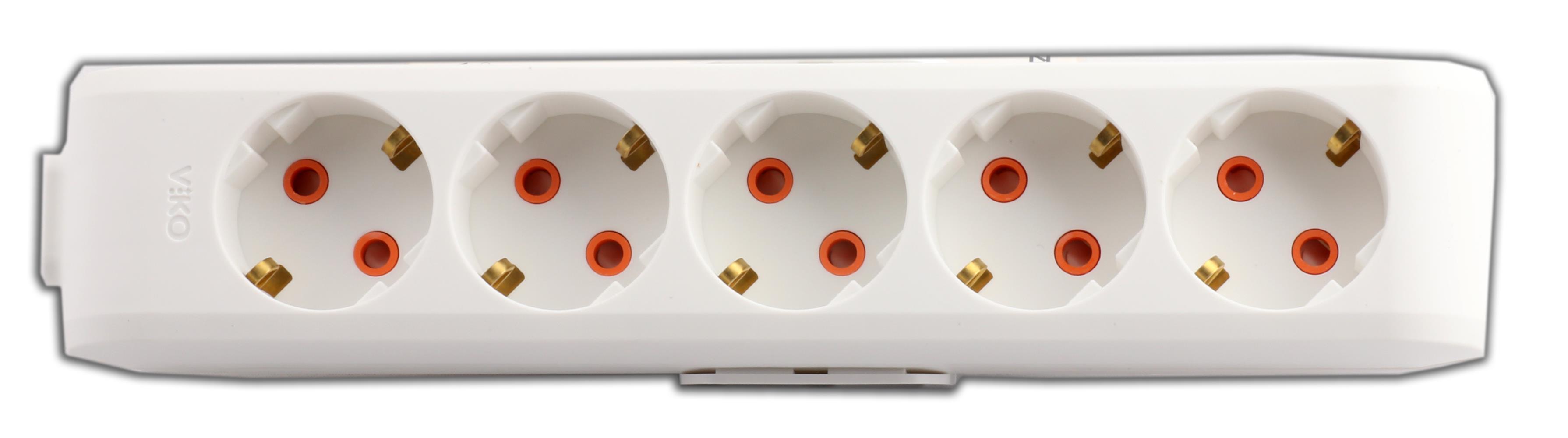 Viko Multi-Let Vm51 5li 1mt Topraklı Kablolu (90113501)