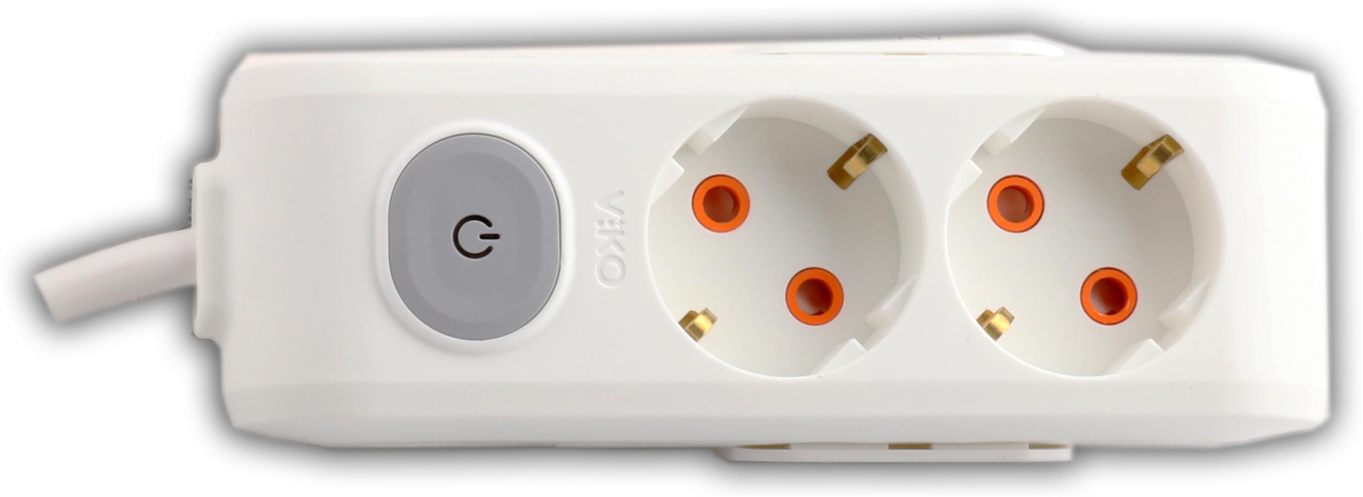 Viko Multı-Let Vm25ANH 2li 5mt Anahtarlı Kablolu (90117205)