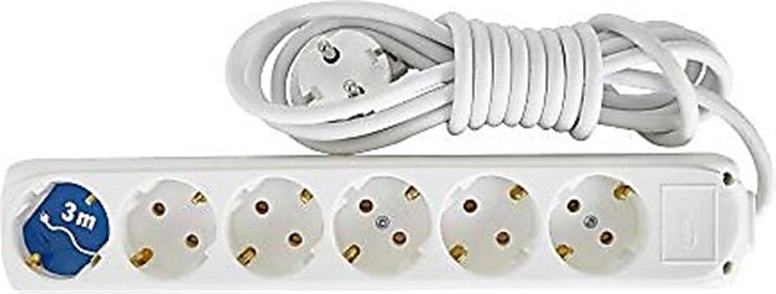 Almera 6lı 3mt Topraklı Priz (9260103)