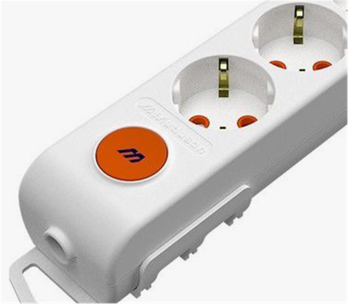 Mutlusan Rı-Tech 2li Anahtarlı Klemens Topraklı Grup PriZ (001 175 220001 00 00)