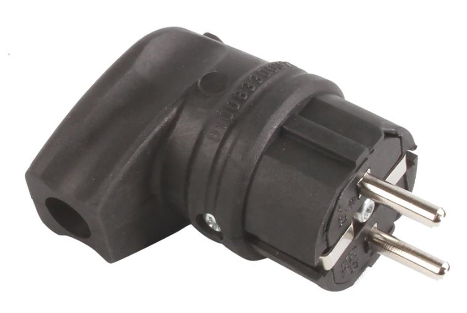 Mutlusan MUT-27 1X16 A. MONO. Topraklı Erkek Fiş (Eğik)(010 083 300027)