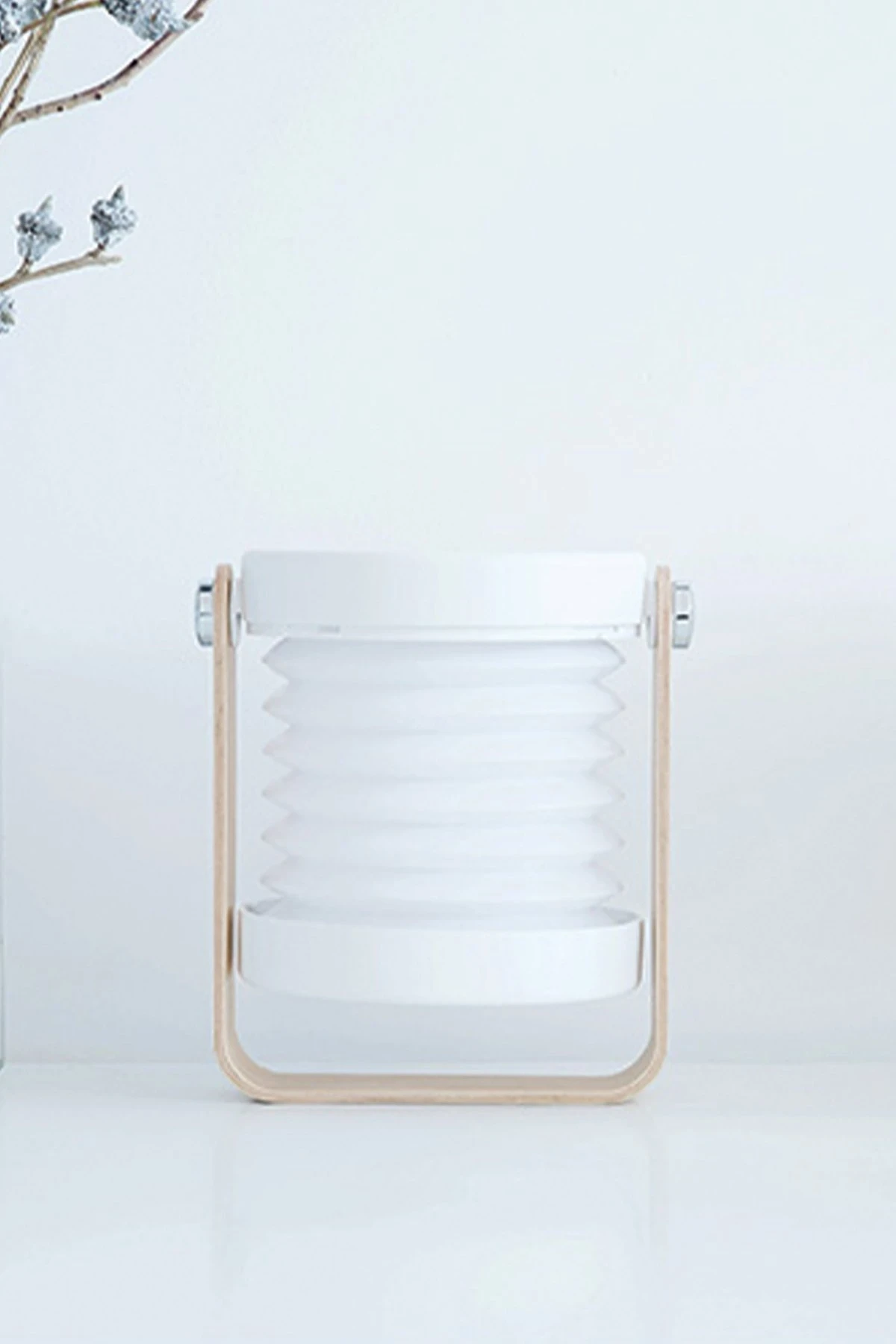 Newface JP-DLD Kamp Lambası Görünümlü Dekoratif Gece Lambası - Beyaz