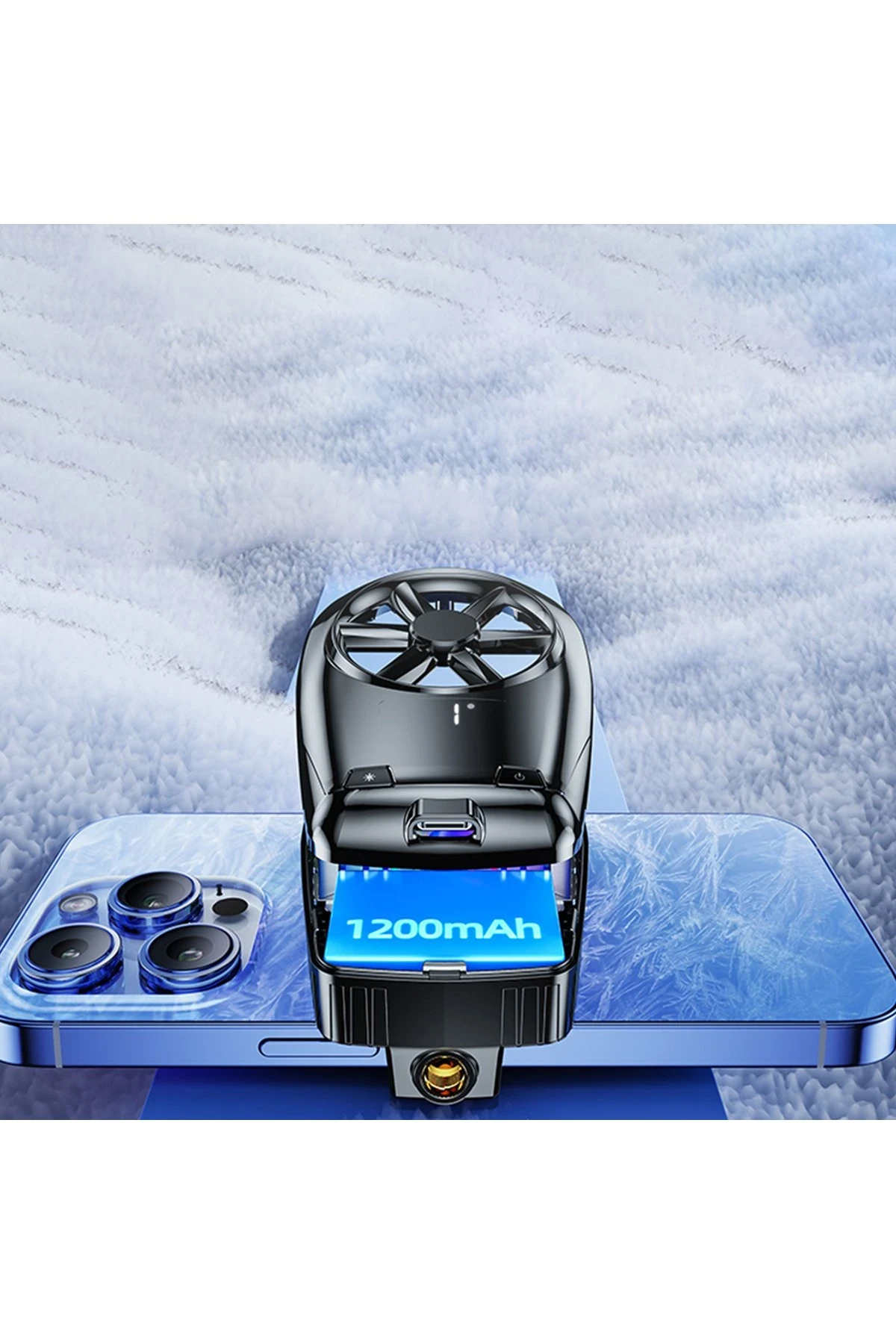 Newface X110 Radyatör Telefon Soğutucu Fan - Siyah