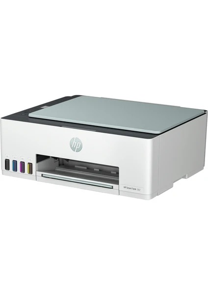 HP TANKLI 4A8D6A SMART TANK 582 Inkjet Yazıcı A4 Fotokopi Tarayıcı Wi-Fi ÇOK FONKSIYONLU YAZICI