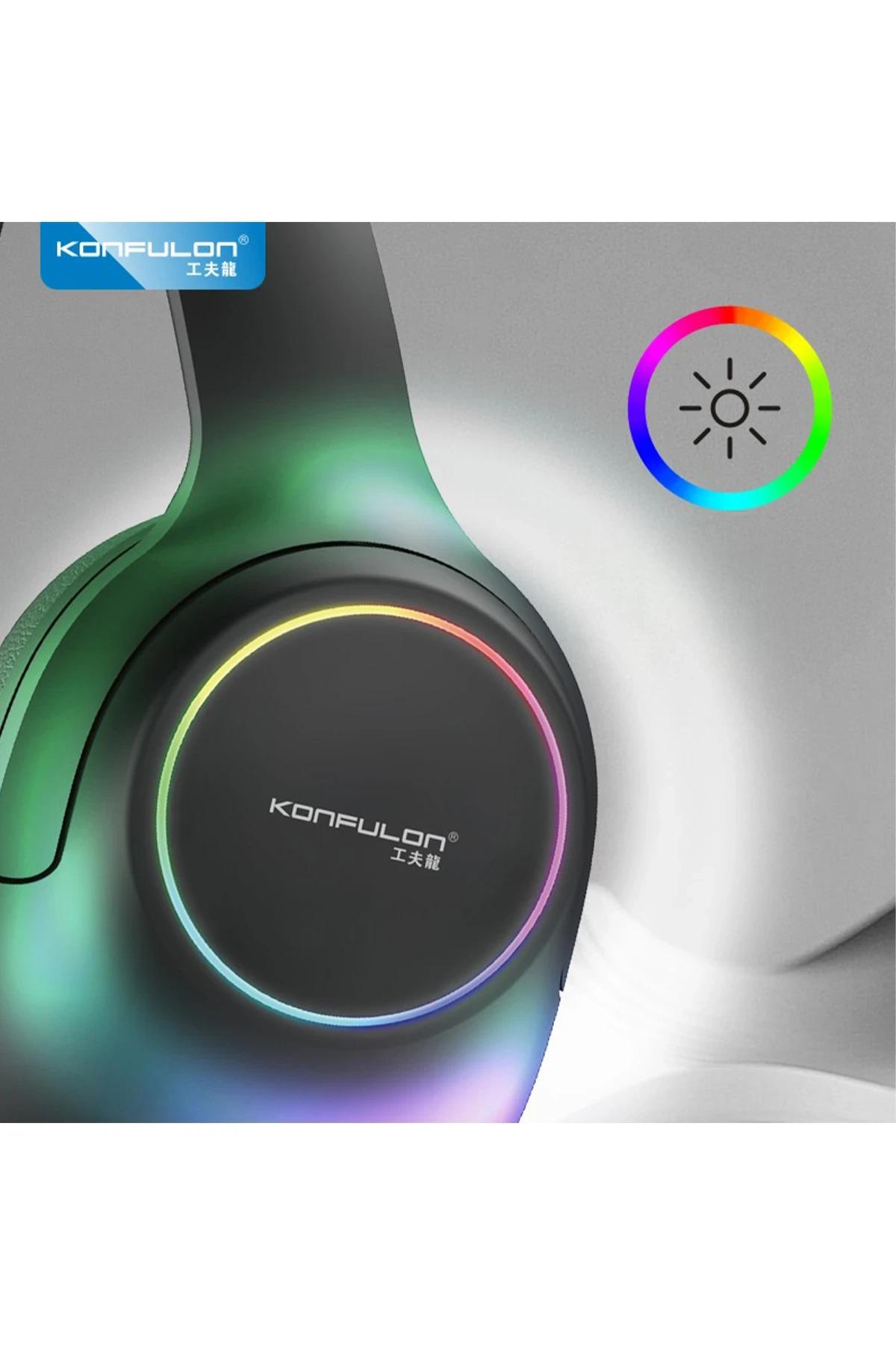 Konfulon BHS17 BT 6.0 Kablosuz Kafaüstü Kulaklık - Siyah