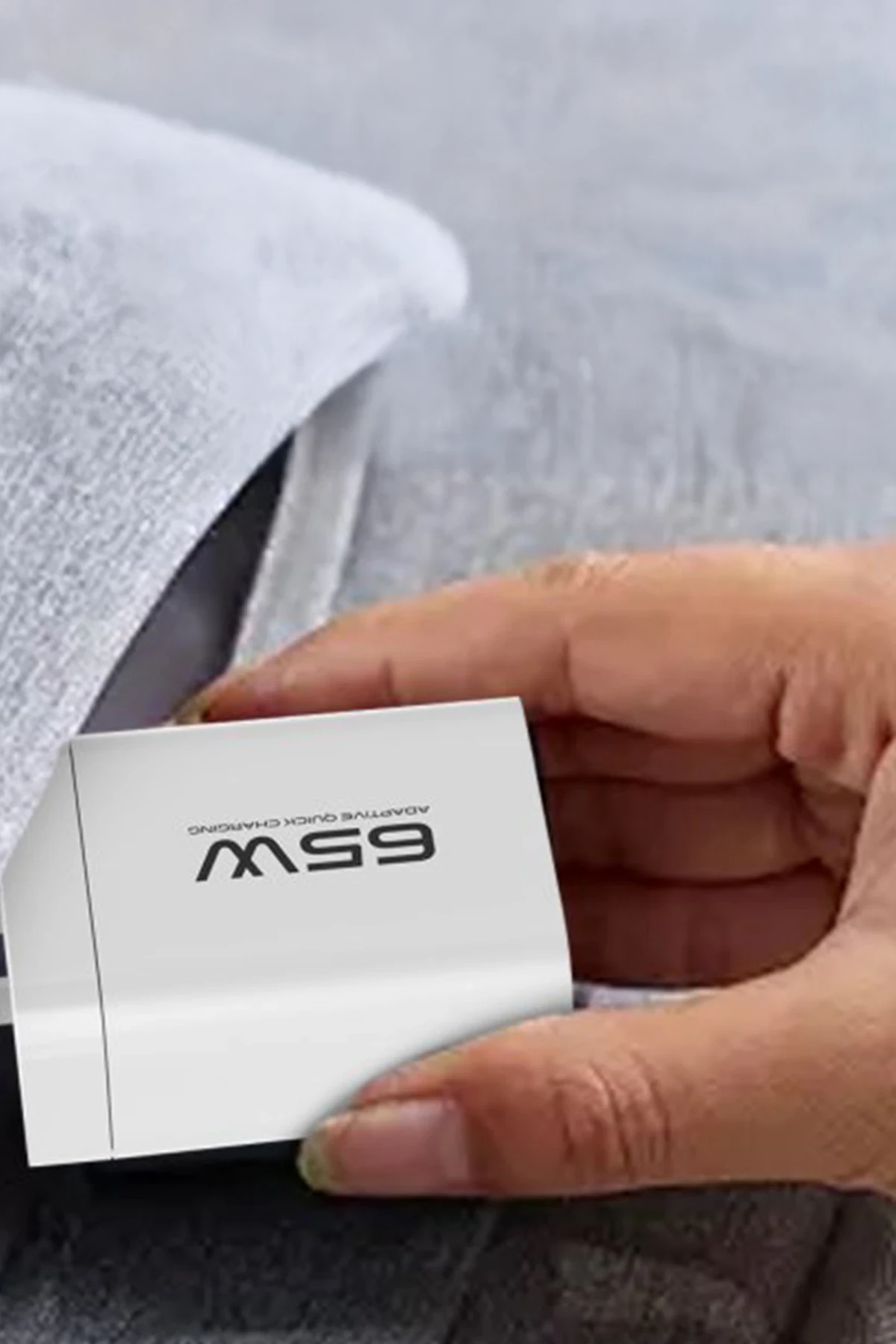 Konfulon C99Q 65W PD Destekli Type-C ve USB Çift Çıkışlı Hızlı Şarj Adaptörü - Beyaz