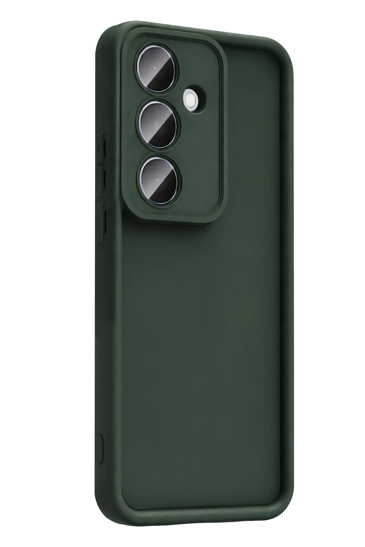 Newface Samsung Galaxy A37 5G Viera Silikon - Koyu Yeşil