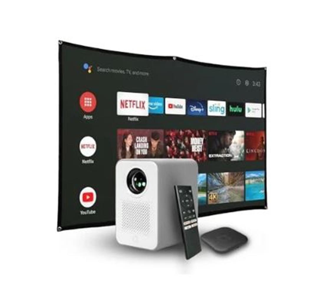 HP CC500 Yüksek Parlak 3in1 FHD Projector 600 Led Lms ( Stick- 84 İnç Perde)