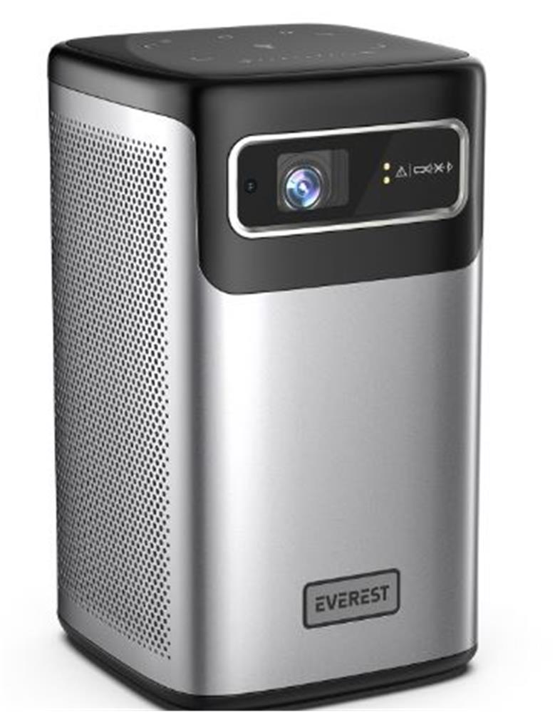 Everest PJ-DLP21 Gri 8000mAh Odaklamalı 960-540 4K 5400 Lümen Android 9.0 Dokunmatik DLP Projeksiyon