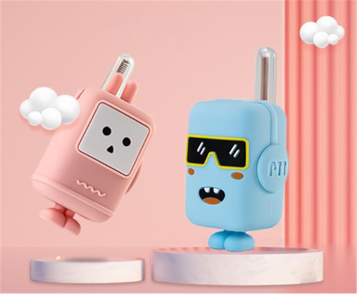 WowKids XJ16 Rechargeable Çocuk Walkie Talkie 1 Km Pink-Blue PmrTelsiz