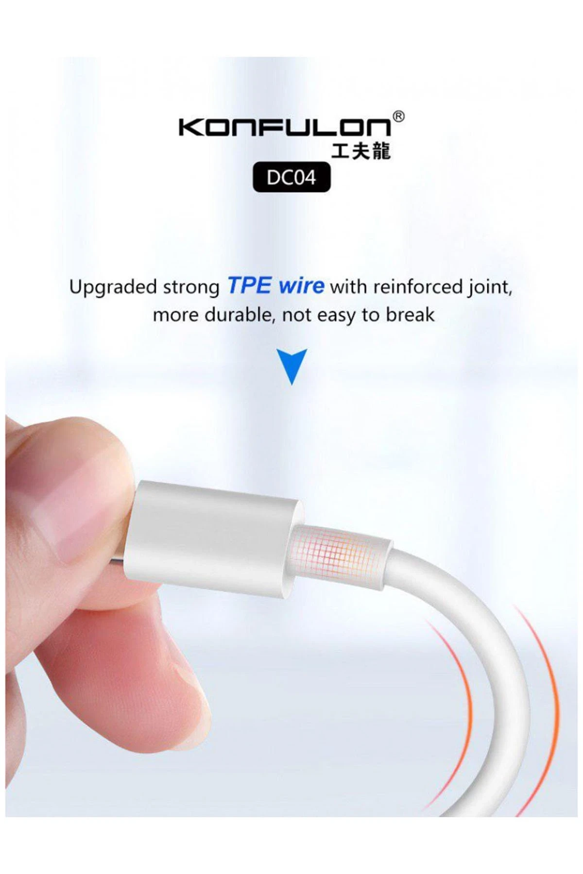 Konfulon DC04 Süper Hızlı Micro USB Kablo 1M 2A