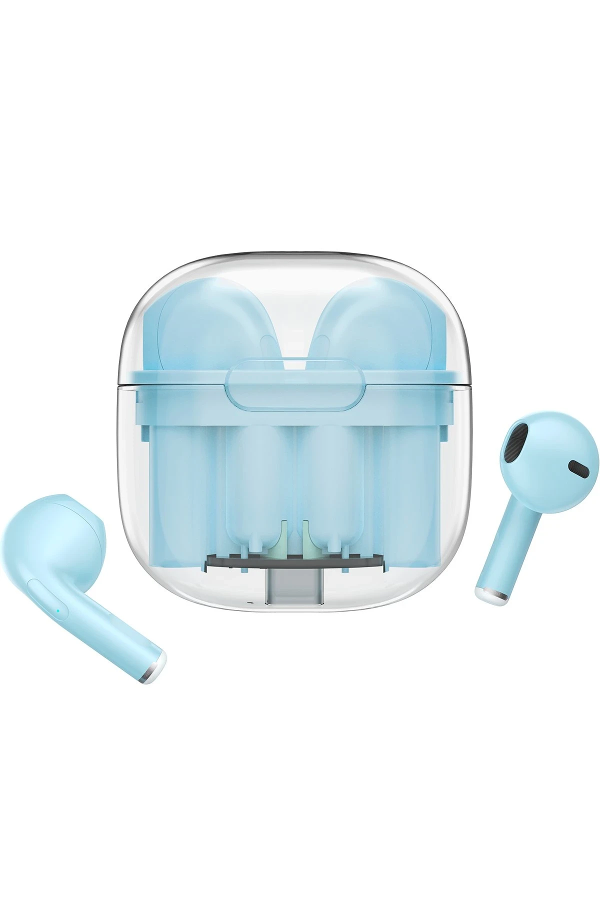 Newface LS-09 Bluetooth 5.3 TWS Kablosuz Airpods Kulaklık - Mavi