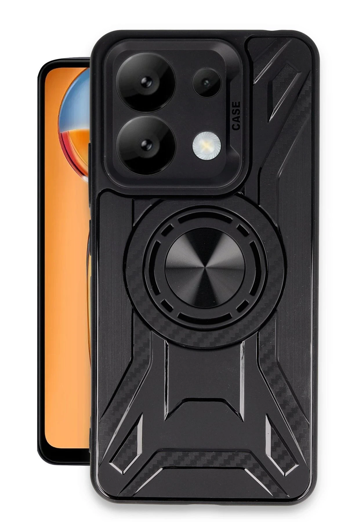 Newface Xiaomi Redmi Note 13 Pro 5G Kılıf Lincoln Silikon - Siyah