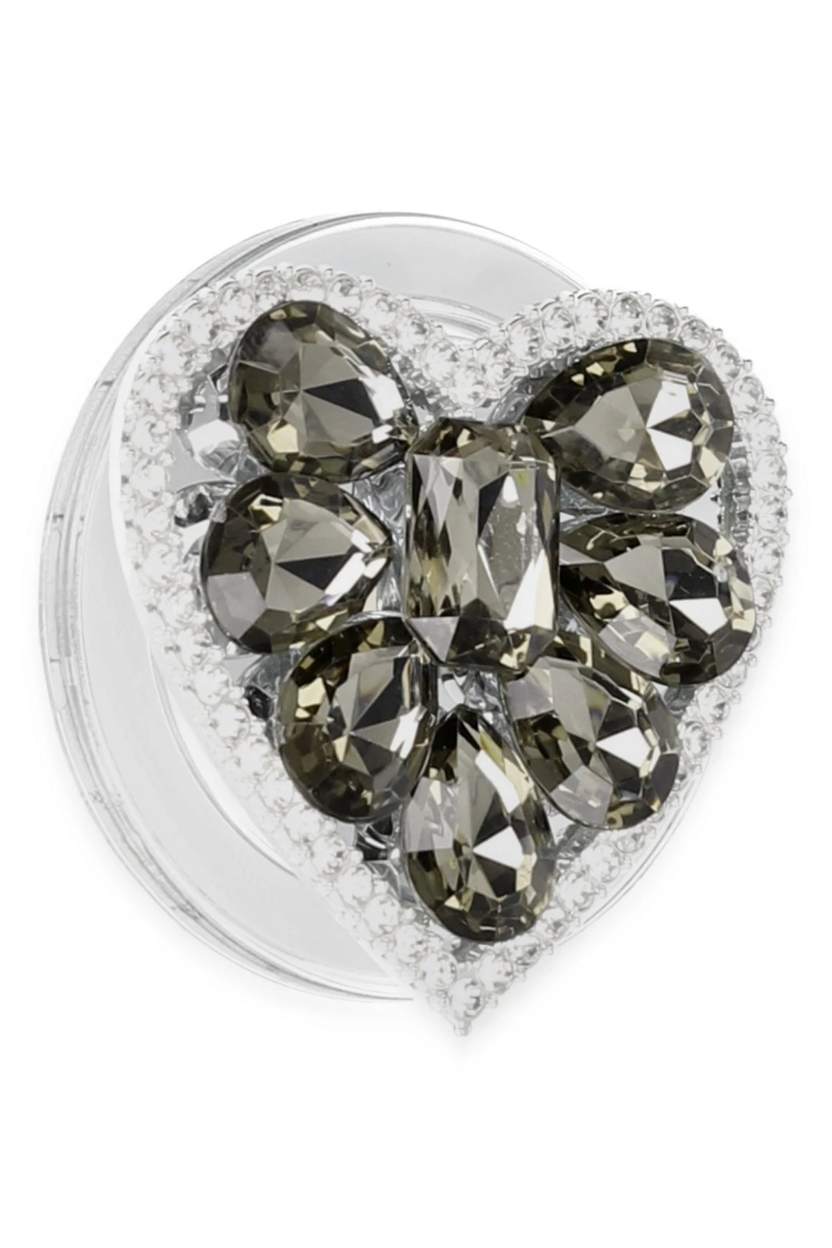 Newface Kickstand Taşlı Magsafe Stand - Siyah