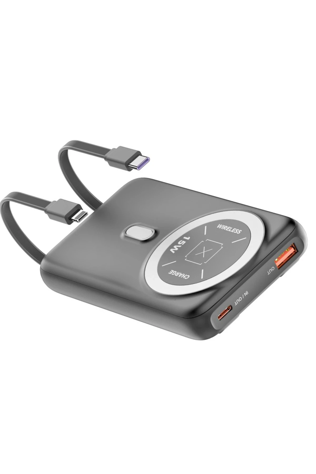 Joko J39 10.000 mAh 20W PD Dahili Kablolu Magsafe Powerbank - Siyah