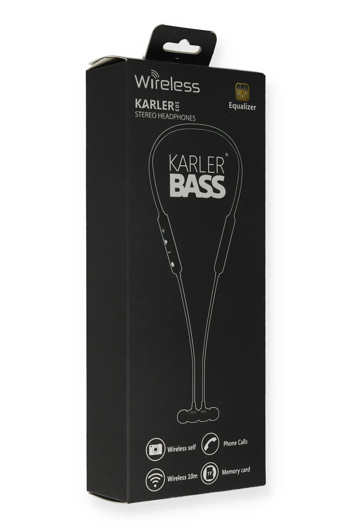 Karler Bass KR103 Kablosuz Kulaklık - Siyah