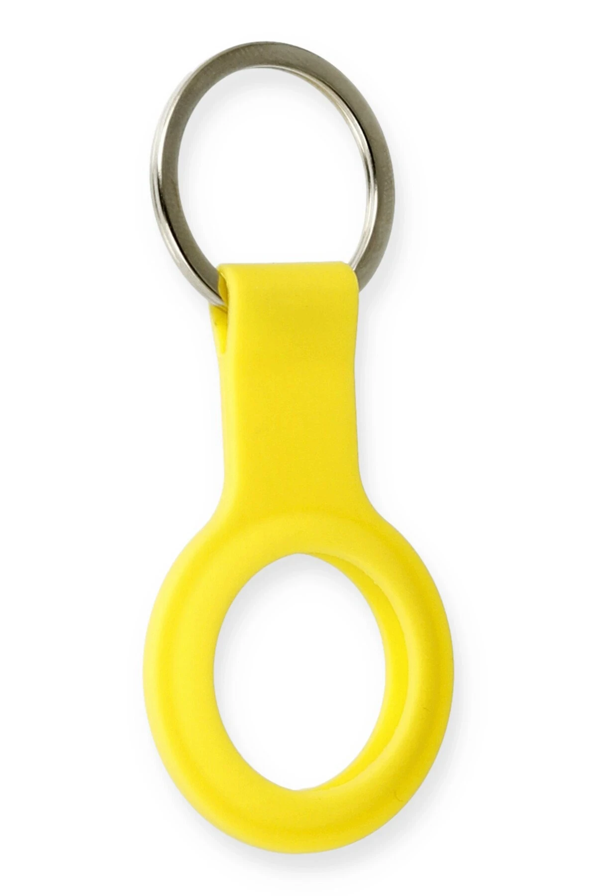 Newface Airtag Silikon Kılıf - Sarı