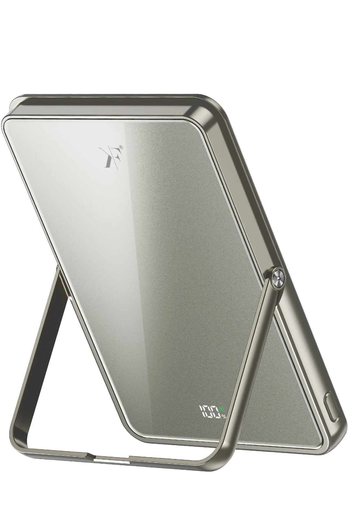 Newface PW580 5.000 mAh 20W Type-C 15W Kablosuz Şarj 3W Saat Şarj ve 5W Kulaklık Şarj Destekli PD Hızlı Şarj Magsafe Powerbank - Titanyum