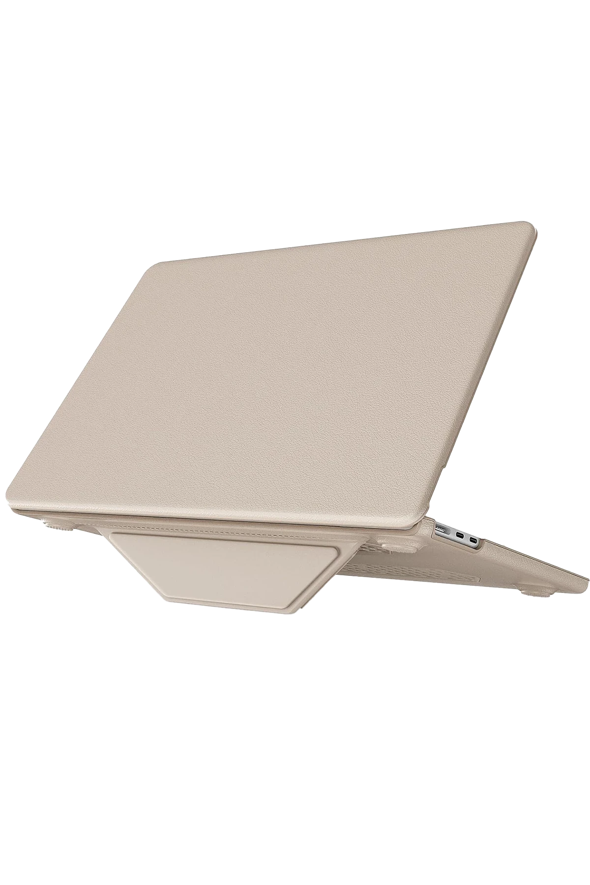Newface Macbook Air 15 2024 Macbook Deri Kapak - Gold