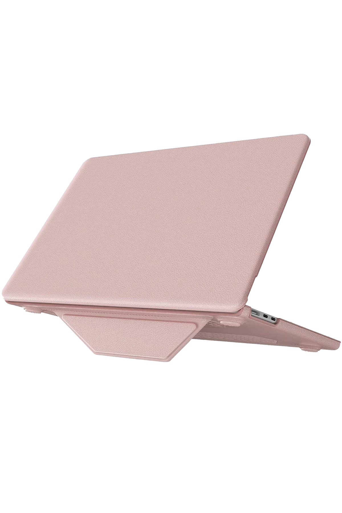 Newface Macbook Air 15 2024 Macbook Deri Kapak - Pembe