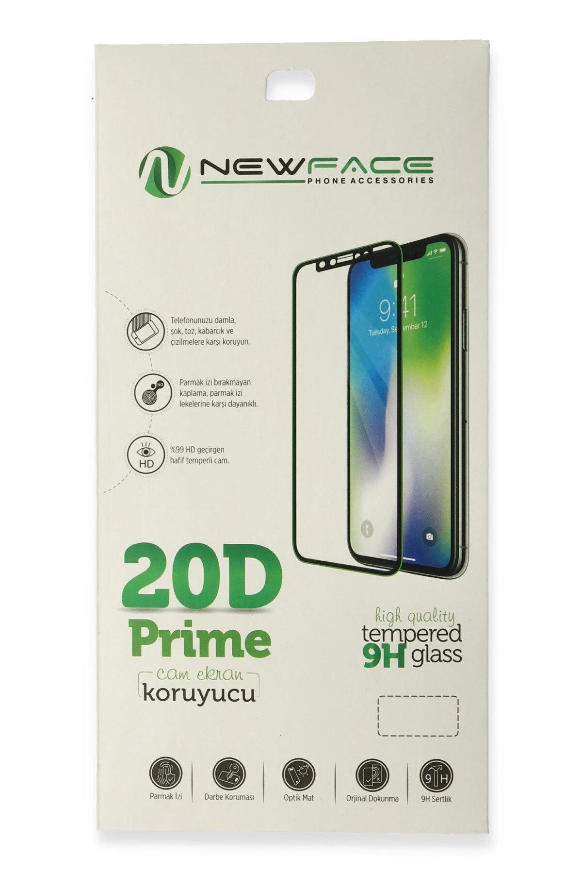 Newface iPhone 6 Plus 20D Premium Cam Ekran Koruyucu - Siyah