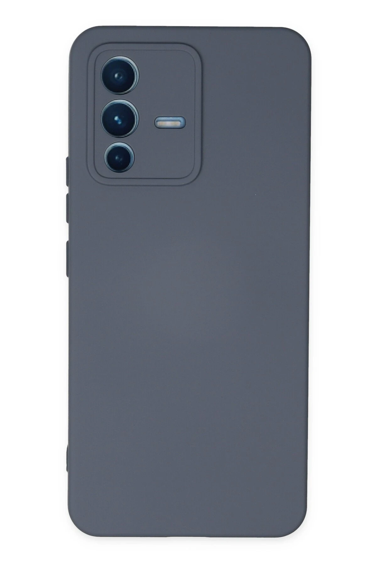 Newface Vivo V23 5G Kılıf Nano içi Kadife Silikon - Gri