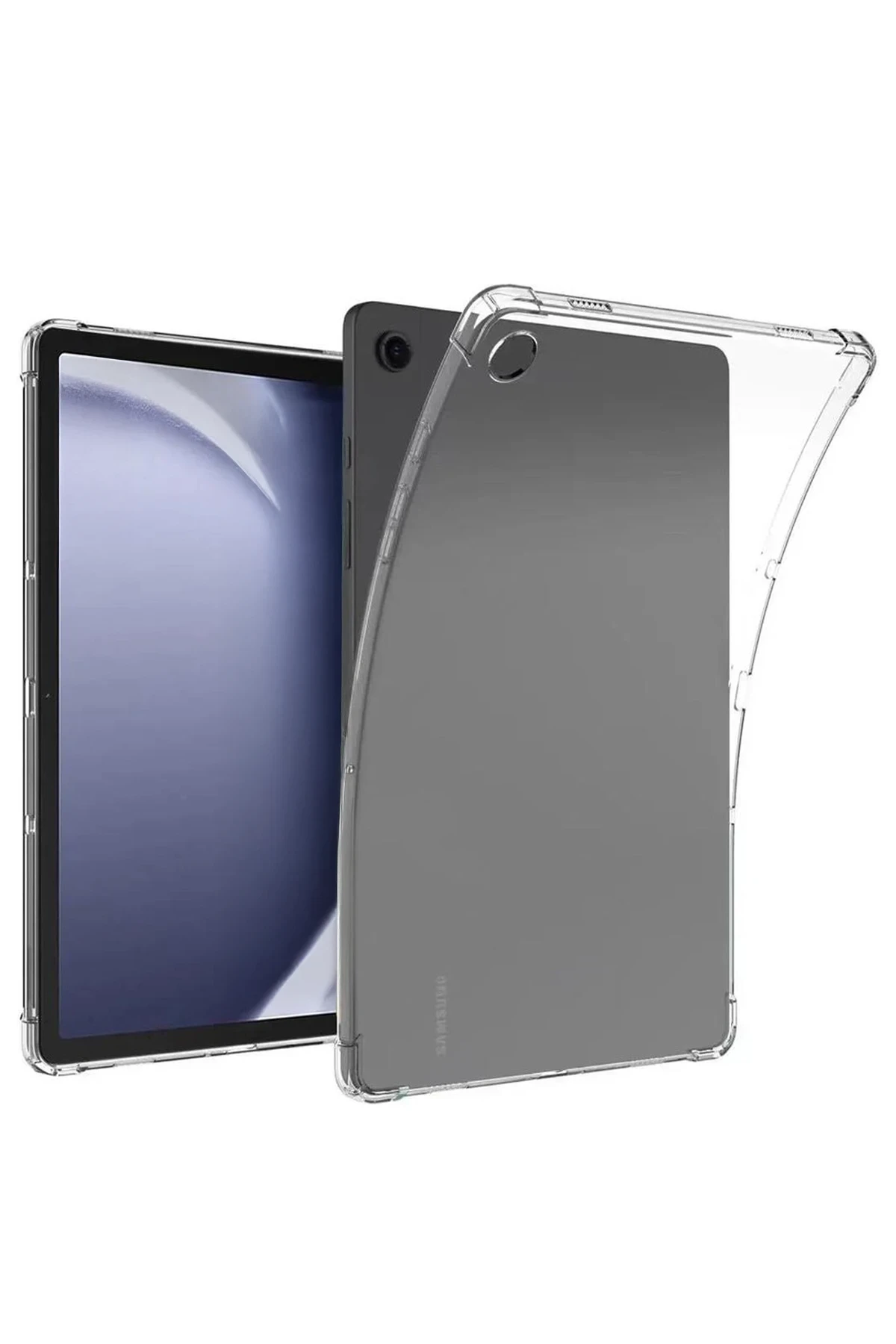 Newface Samsung Galaxy Tab A11 Plus Anti Shock Tablet Silikon - Şeffaf