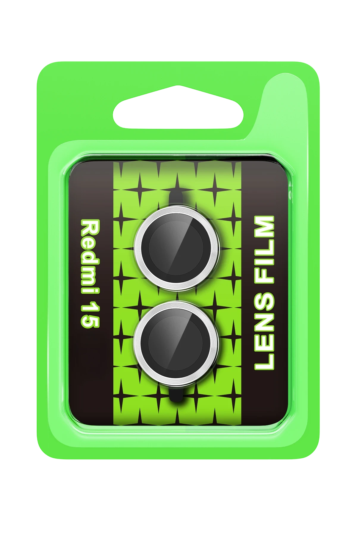 Newface Xiaomi Redmi 15 4G Raze Metal Kamera Lens - Gümüş