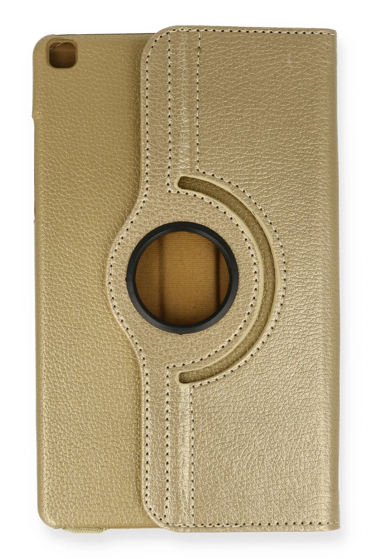 Newface Samsung Galaxy Tab A9 Plus Kılıf 360 Tablet Deri Kılıf - Gold