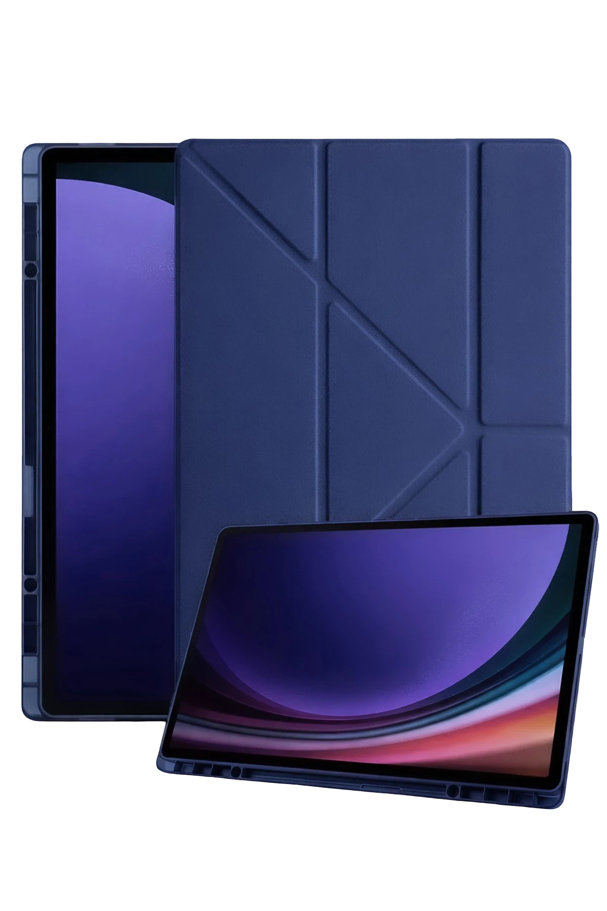 Newface Samsung Galaxy X930 Tab S11 Ultra 14.6 Kalemlikli Mars Tablet Kılıfı - Lacivert