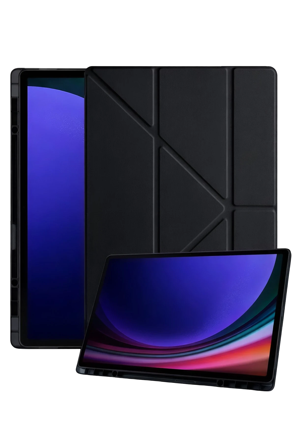 Newface Samsung Galaxy X930 Tab S11 Ultra 14.6 Kalemlikli Mars Tablet Kılıfı - Siyah