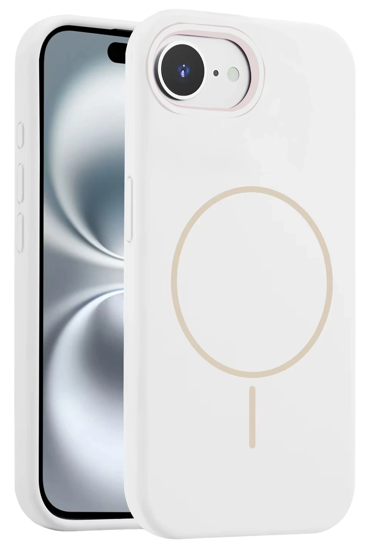 Joko iPhone 16E Kılıf Jully Magsafe Kapak - Beyaz