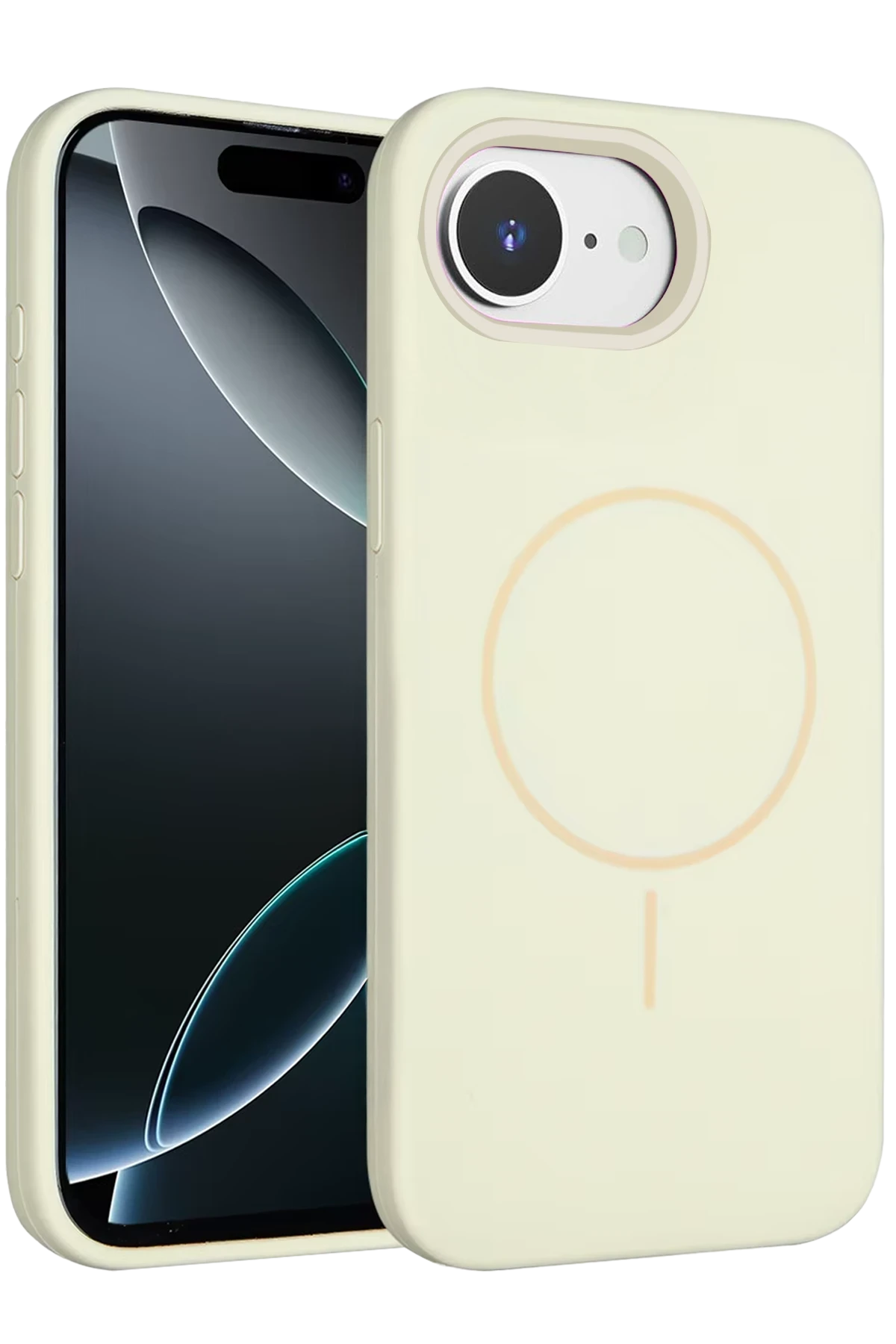 Joko iPhone 16E Kılıf Jully Magsafe Kapak - Bej