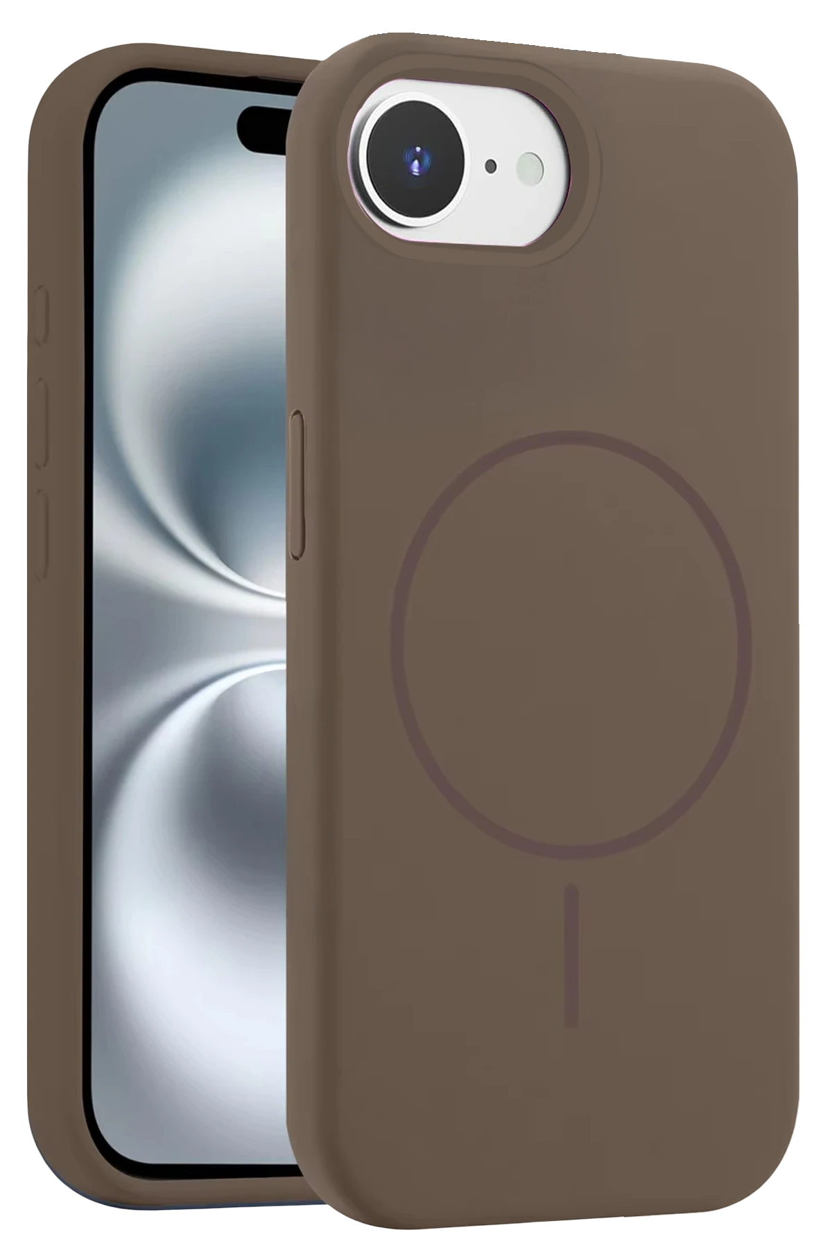 Joko iPhone 16E Kılıf Jully Magsafe Kapak - Kahverengi