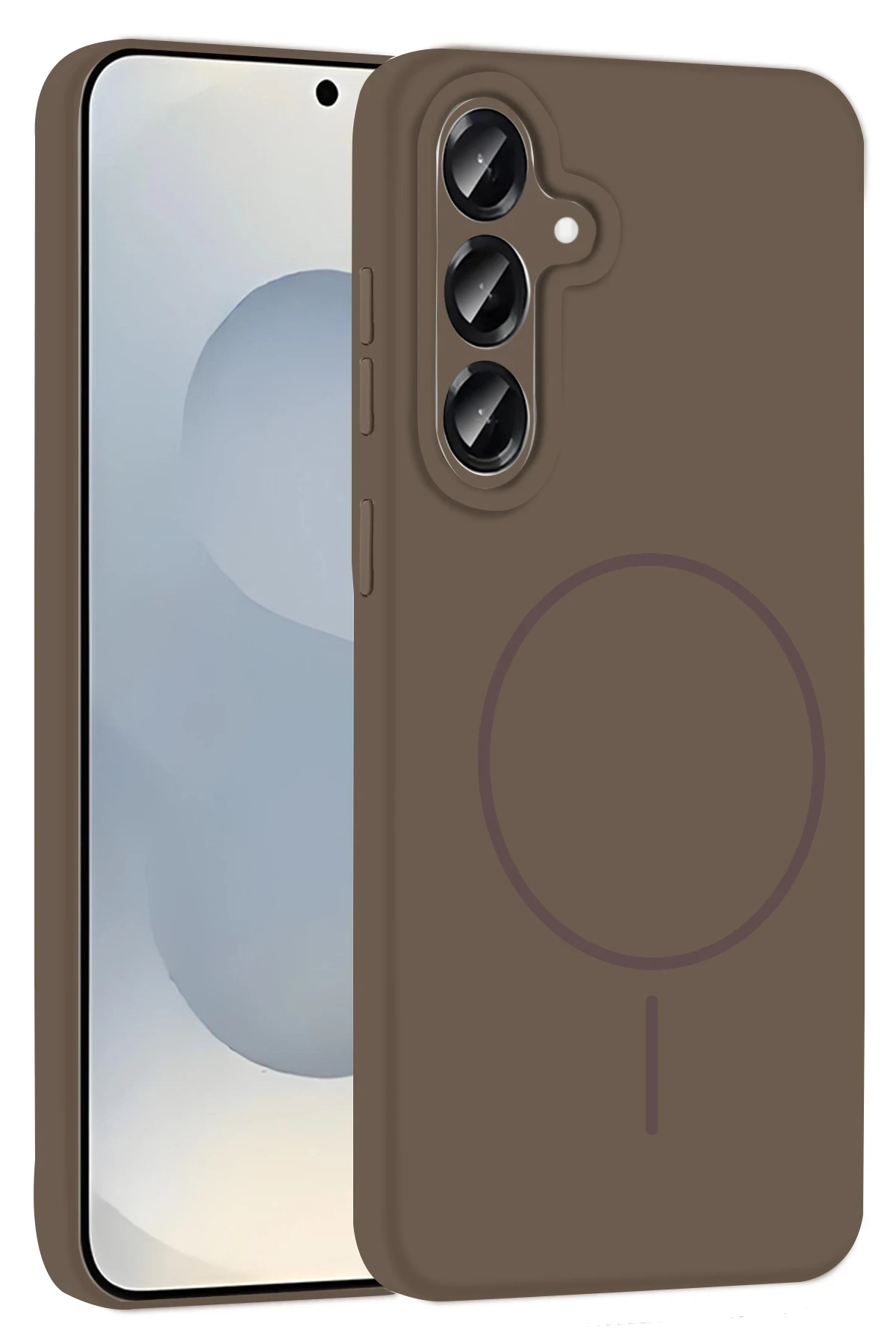 Joko Samsung Galaxy S23 FE Kılıf Jully Magsafe Kapak - Kahverengi