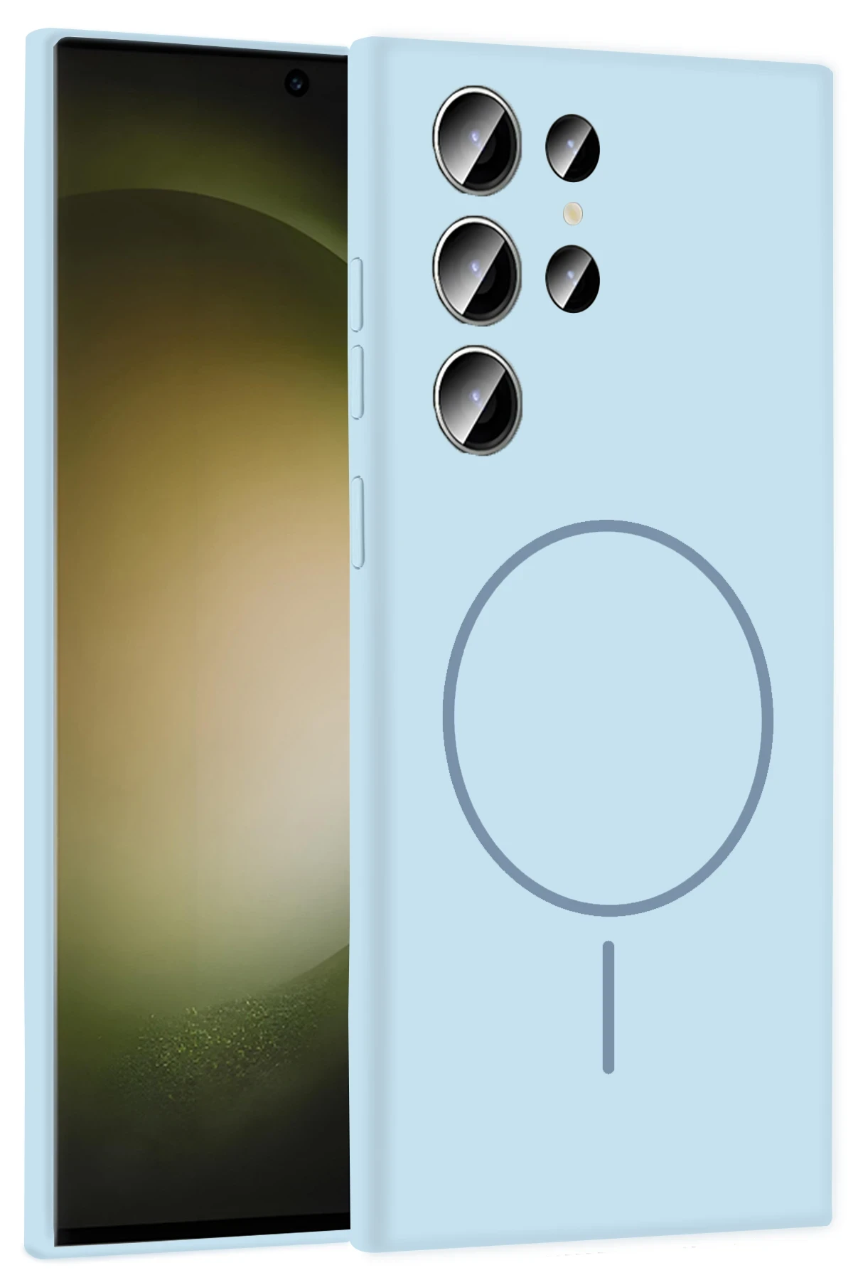 Joko Samsung Galaxy S23 Ultra Kılıf Jully Magsafe Kapak - Mavi