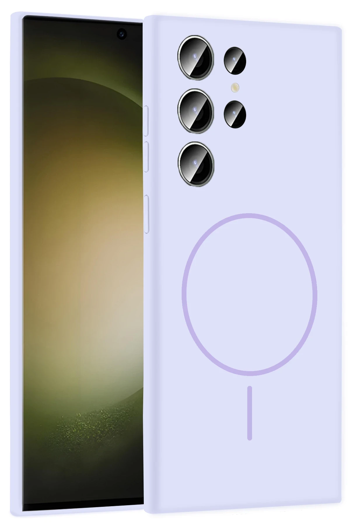 Joko Samsung Galaxy S23 Ultra Kılıf Jully Magsafe Kapak - Lila