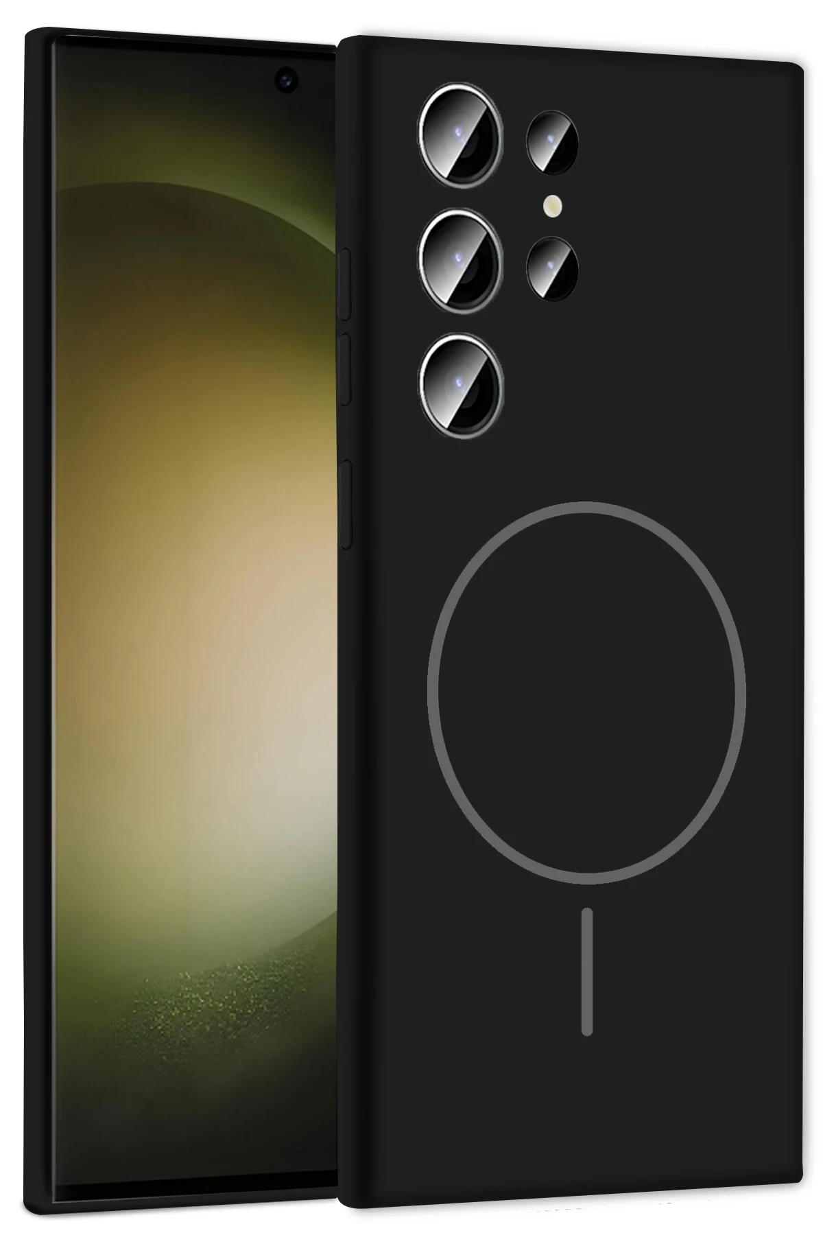 Joko Samsung Galaxy S23 Ultra Kılıf Jully Magsafe Kapak - Siyah