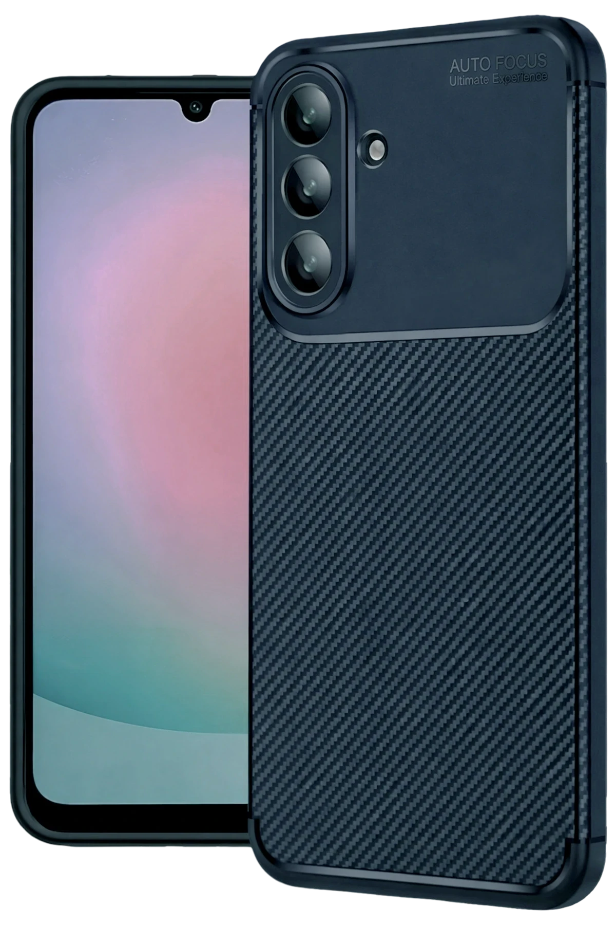 Newface Samsung Galaxy S26 Plus Auto Focus Karbon Kapak - Lacivert
