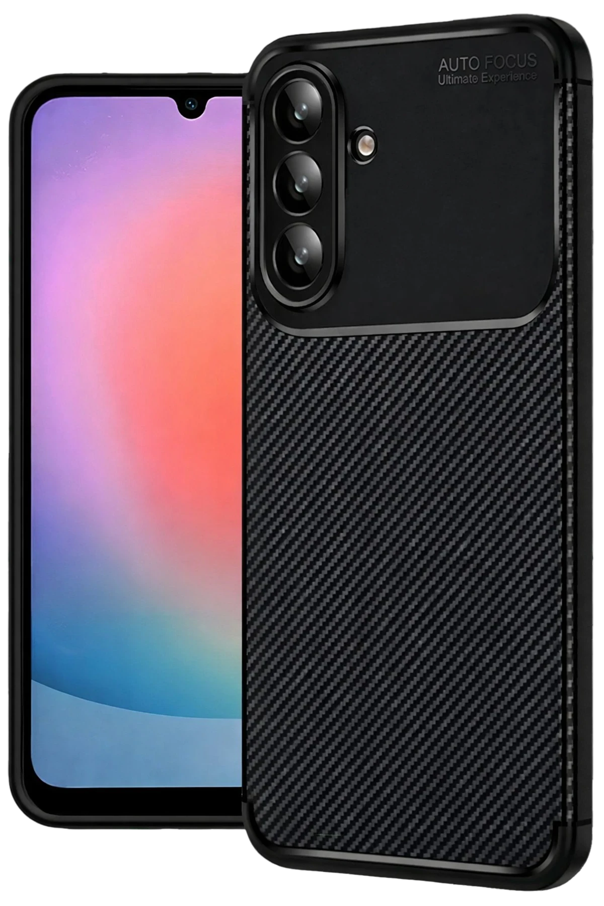 Newface Samsung Galaxy S26 Plus Auto Focus Karbon Kapak - Siyah