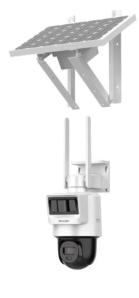 Hilook PTZ-N2c400I-K-4G-C09s20 4 Mp 2.8mm Lens 4G Sim Kartlı Solar Pt İp Kamera