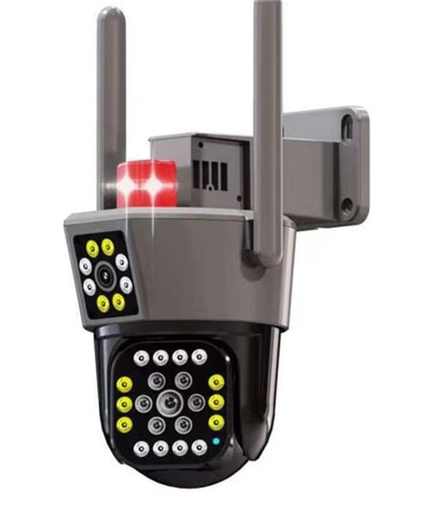 OKam O-KAM 6015 6MP Dual Lens WIFI PTZ 3.5 "Dual Screen Image, 15Pcs Leds Dual Light