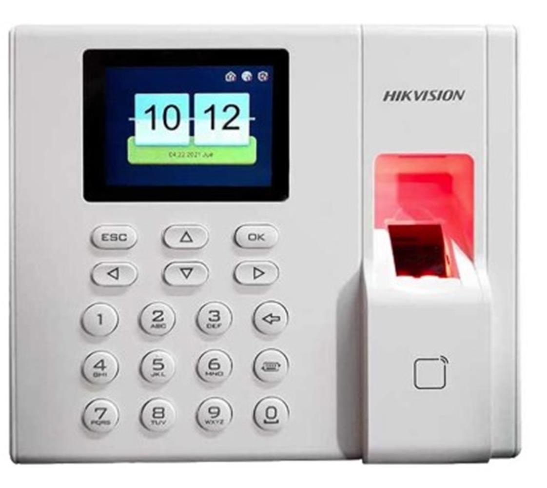 Hikvision DS-K1A8503MF-B Parmak İzi ve Mifare Kart Okuyucu Bağımsız Terminal(LCD,Keypad Batarya)