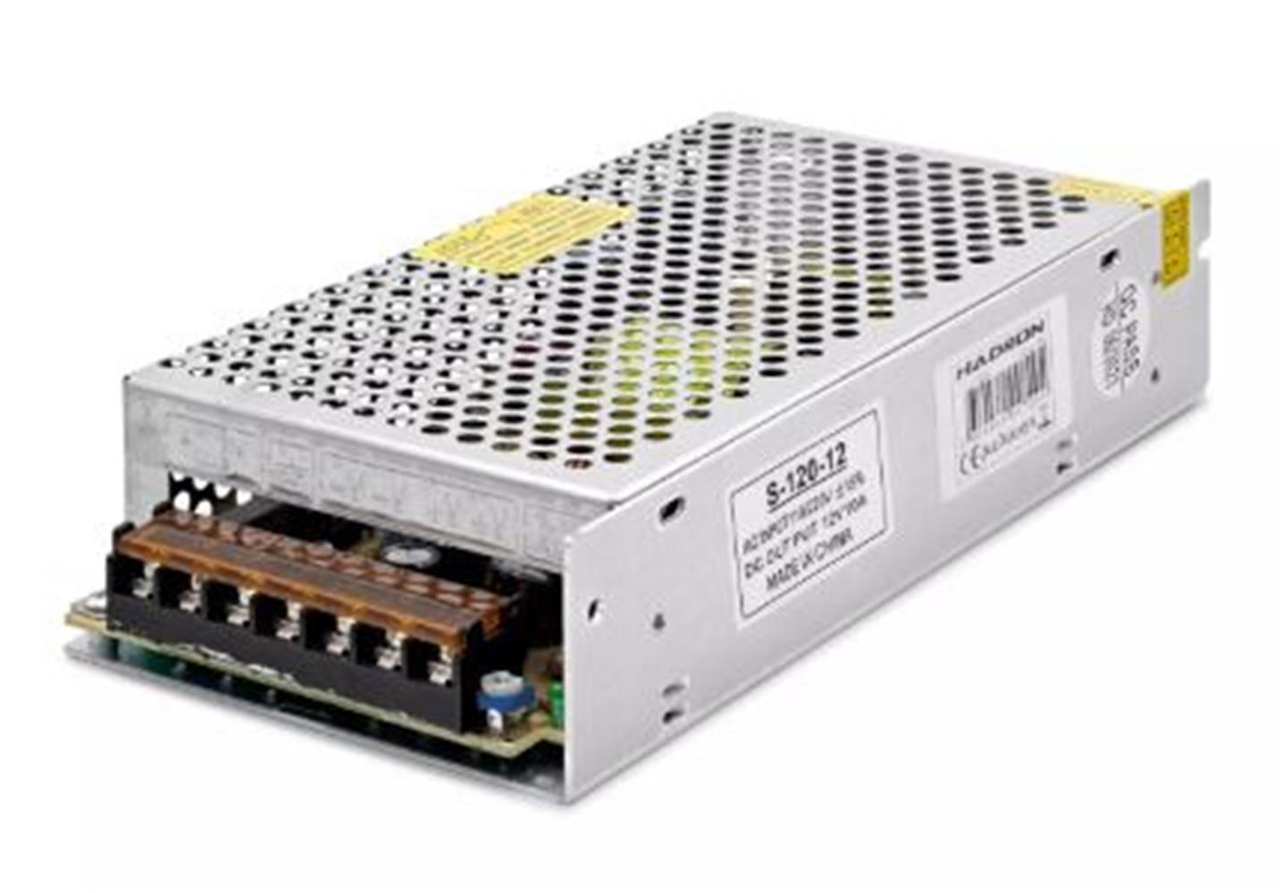 HADRON HD8203 METAL ADAPTÖR 12V 10A 20-10-4CM GÜMÜŞ