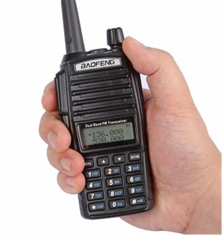 Baofeng UV-82L 5W LCD Ekran,LED El Feneri Arama Kurtarma-Güvenlik-Haberleşme El Telsizi (FM RADYO)