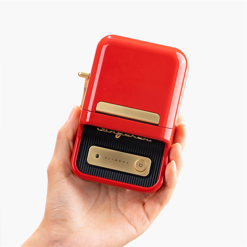 NIIMBOT B21S Red Termal Taşınabilir Bluetooth Etiket Yazıcısı