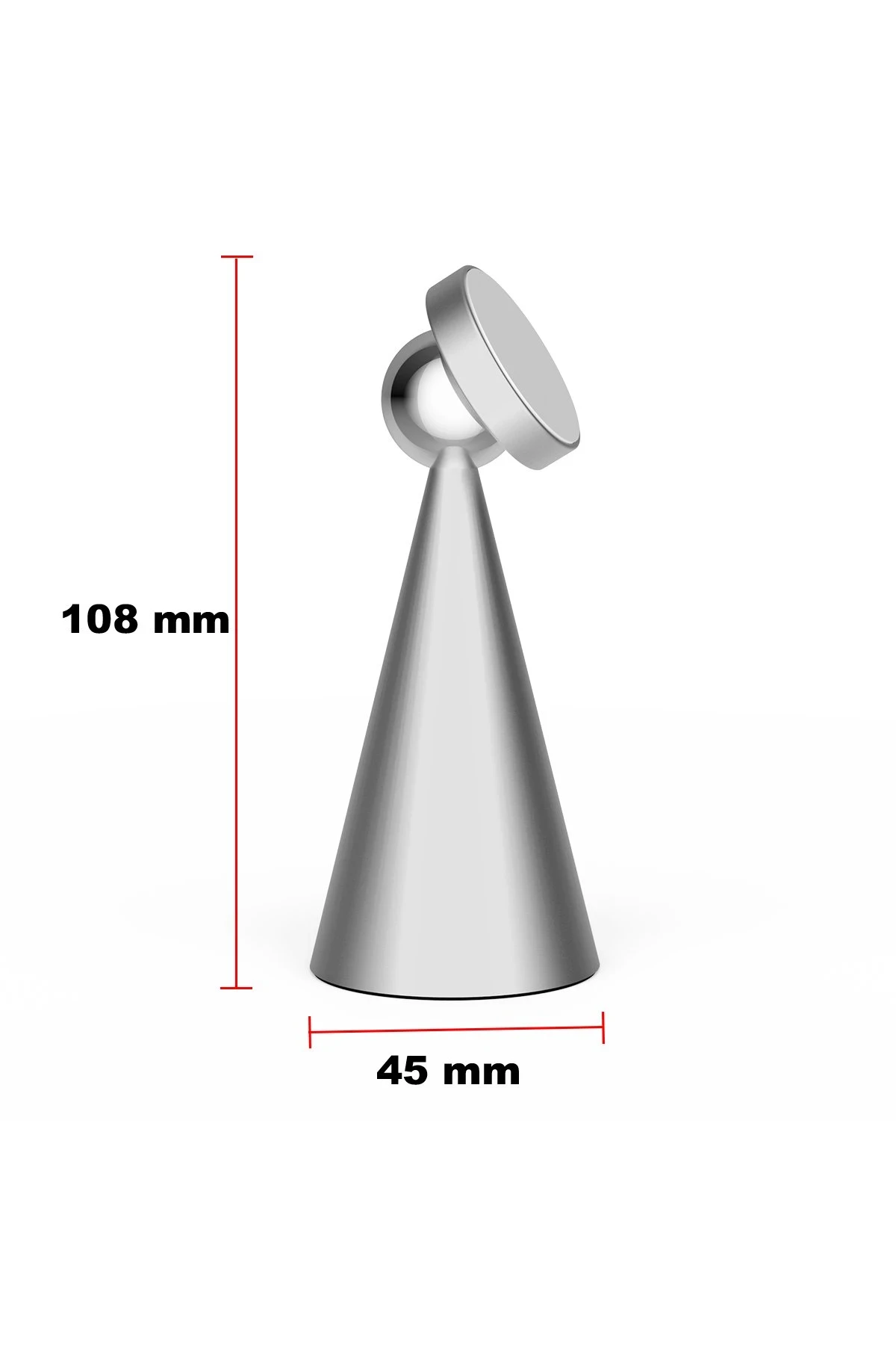 Newface WS01 Magnetli Holder - Gümüş